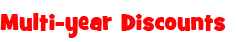 Multi-year Discounts