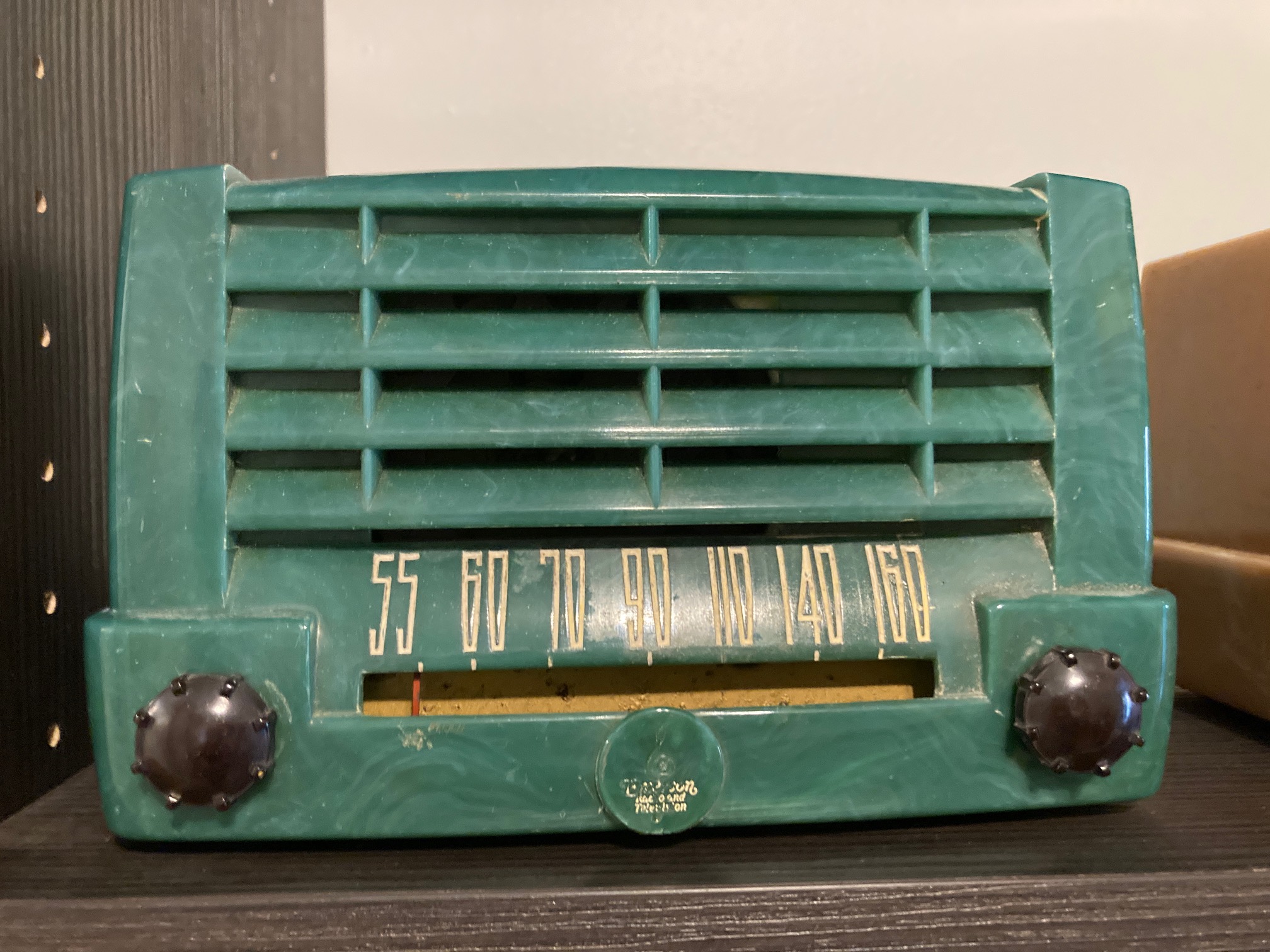 1948 Emerson 547 Swirled Green,1948