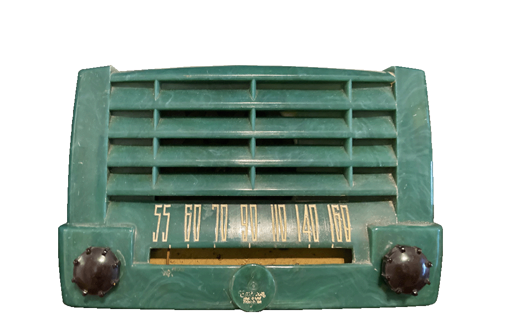 1948 Emerson 547 Swirled Green