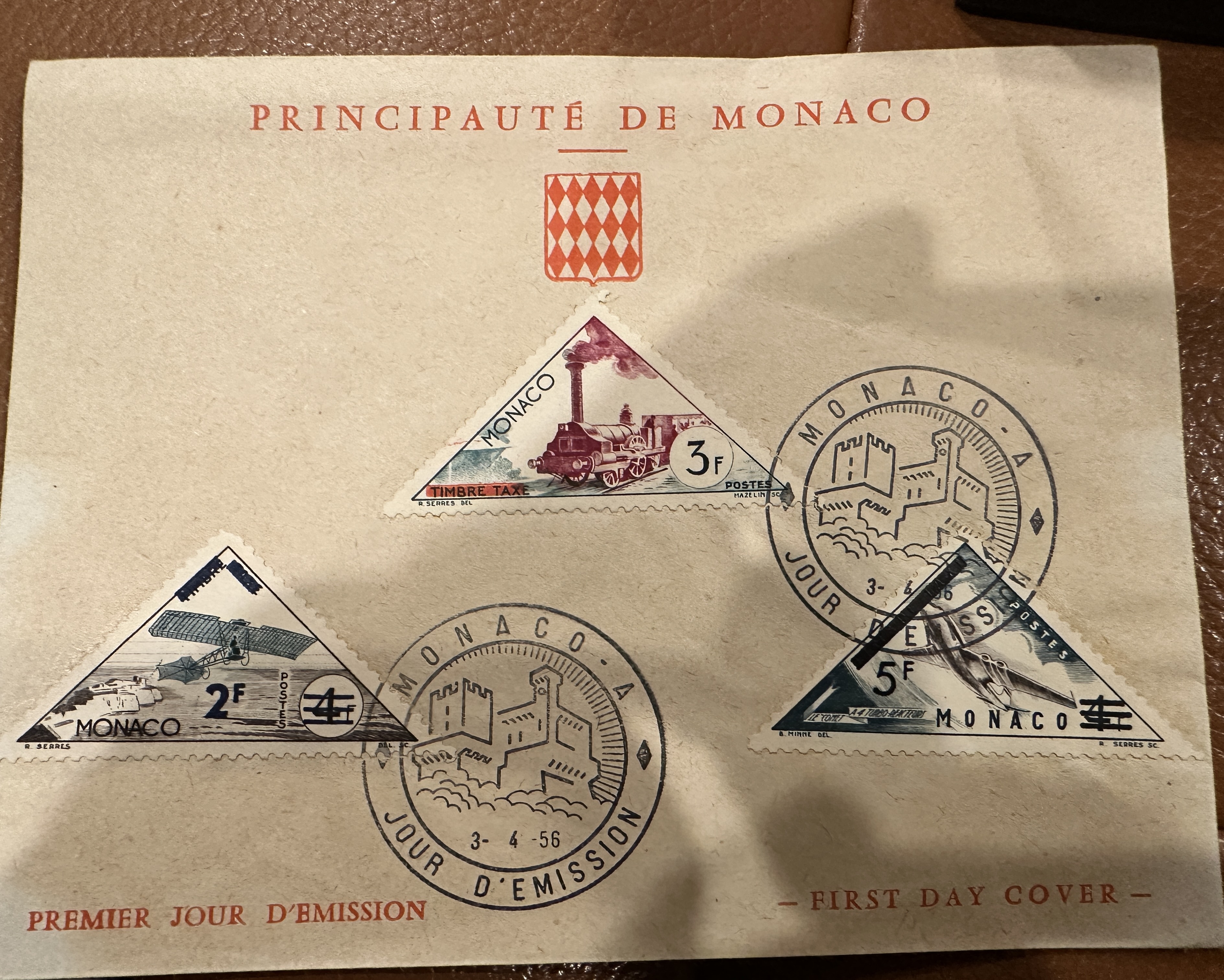 Monaco 1951 FDC