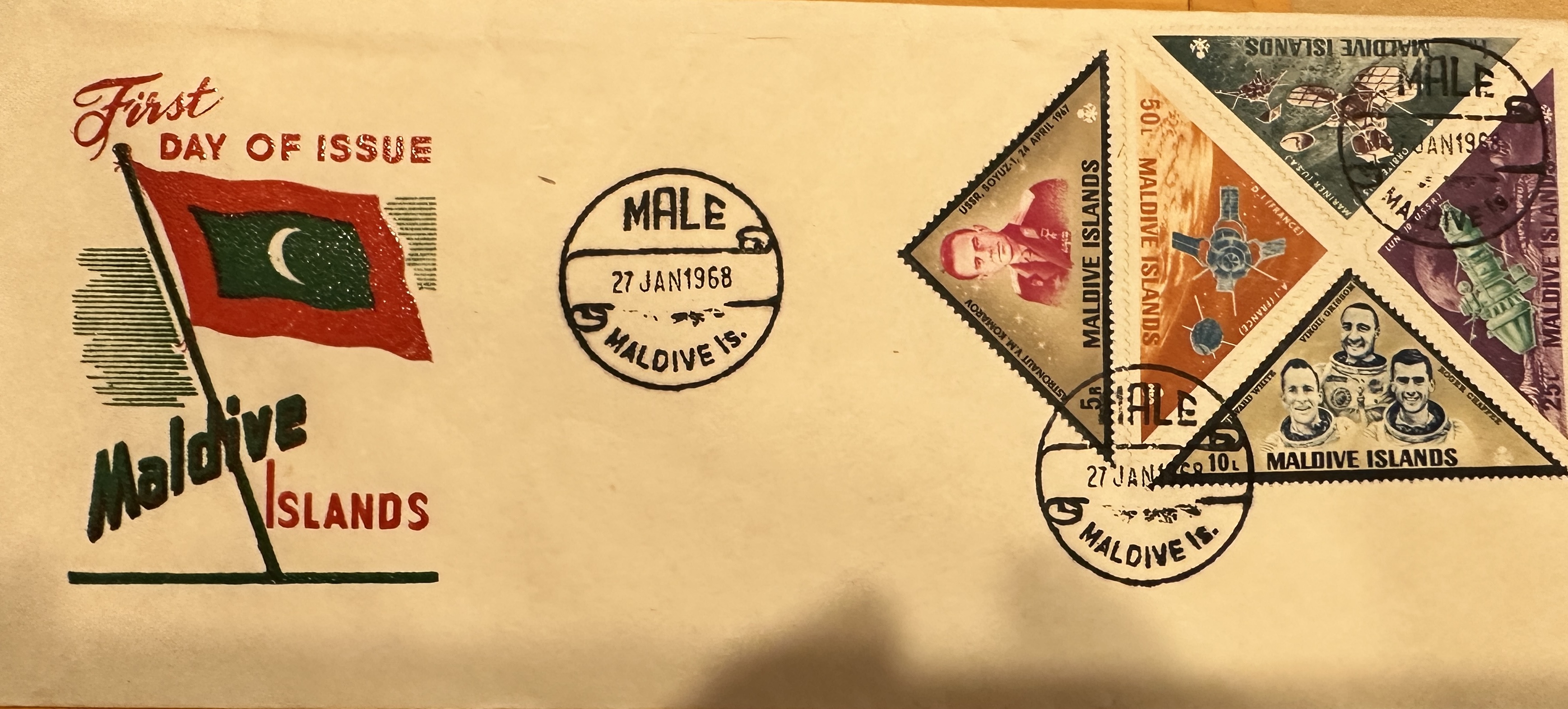 Maldives 1968 FDC