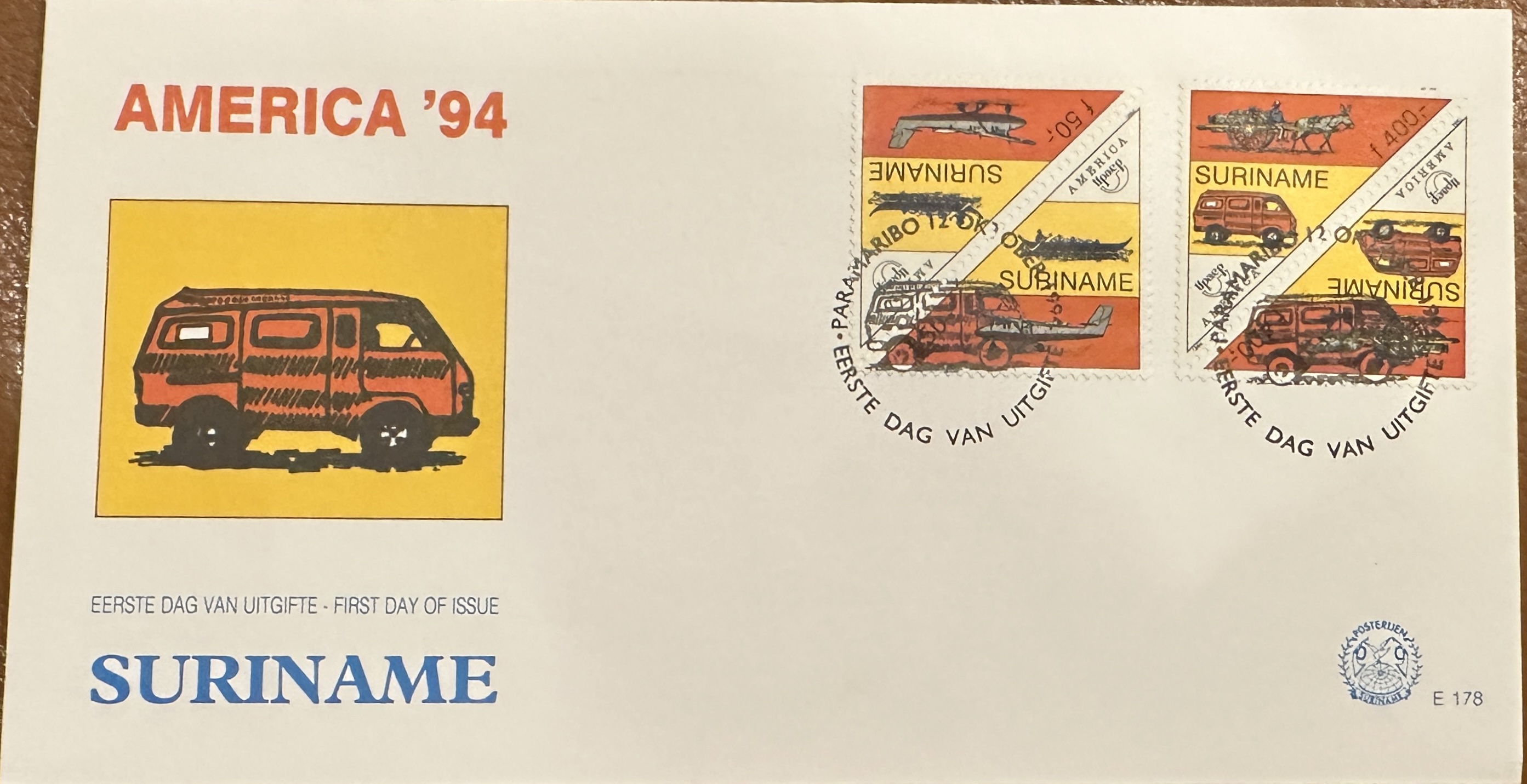 Suriname 1994 FDC