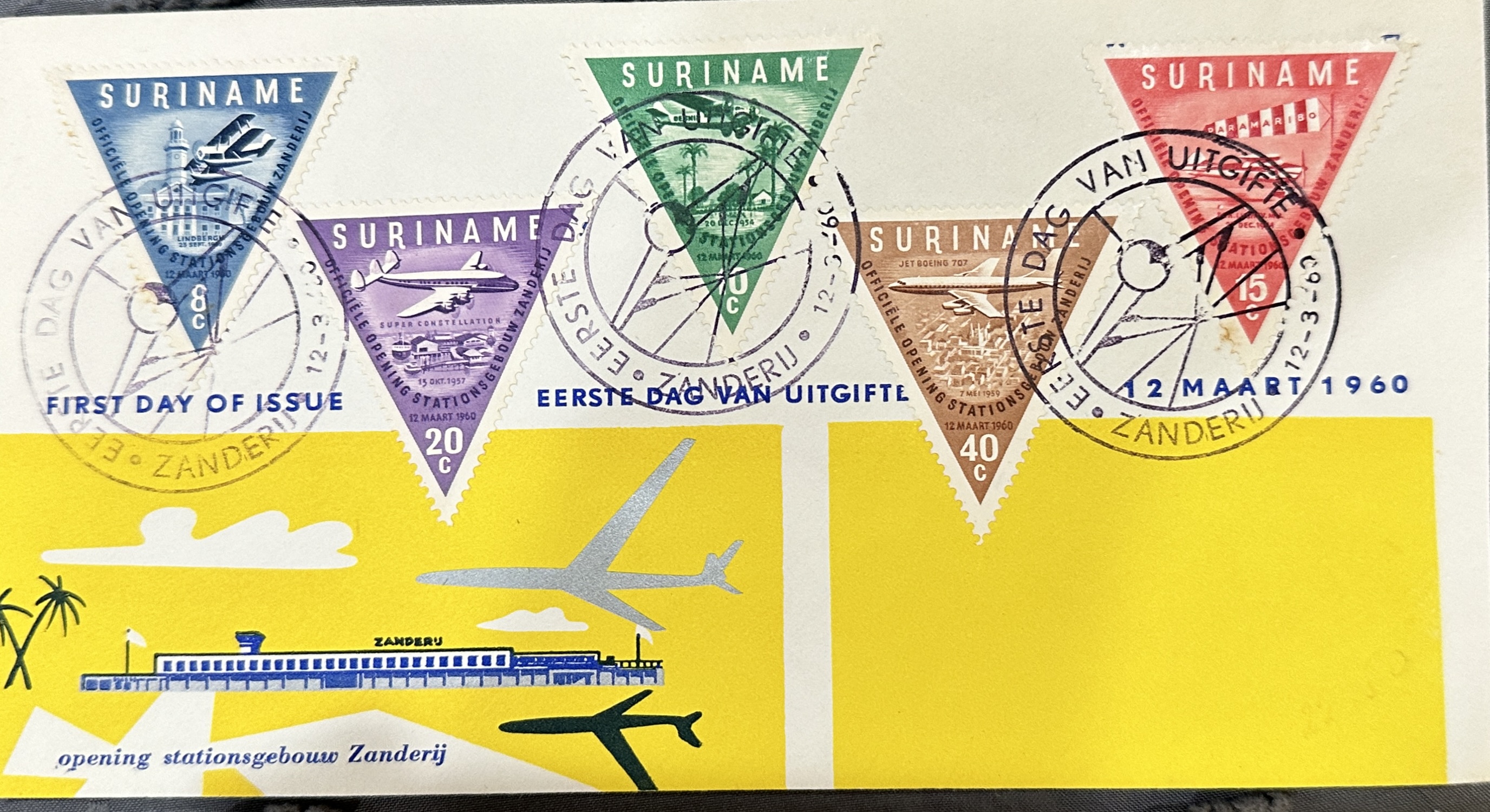 Suriname 1960 FDC