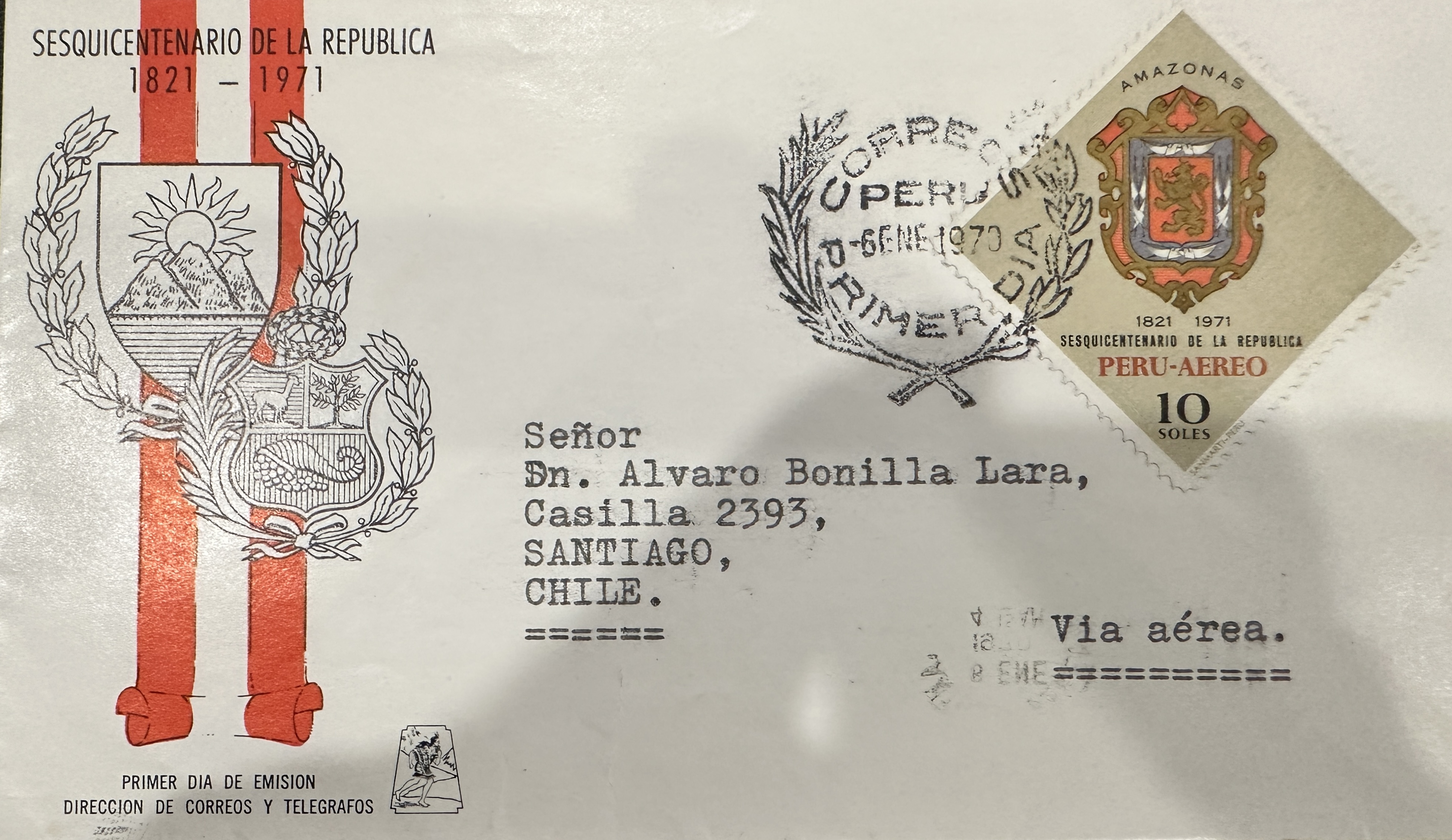 1970 Peru to Chile