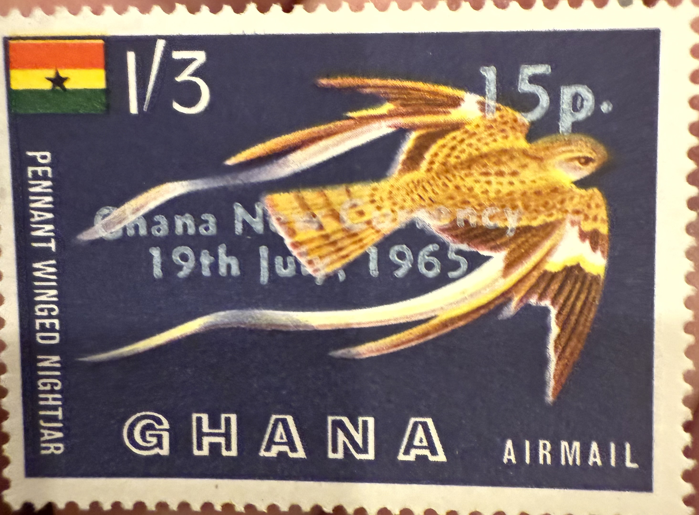 Ghana 1965 Pennant Winged Nightjar
