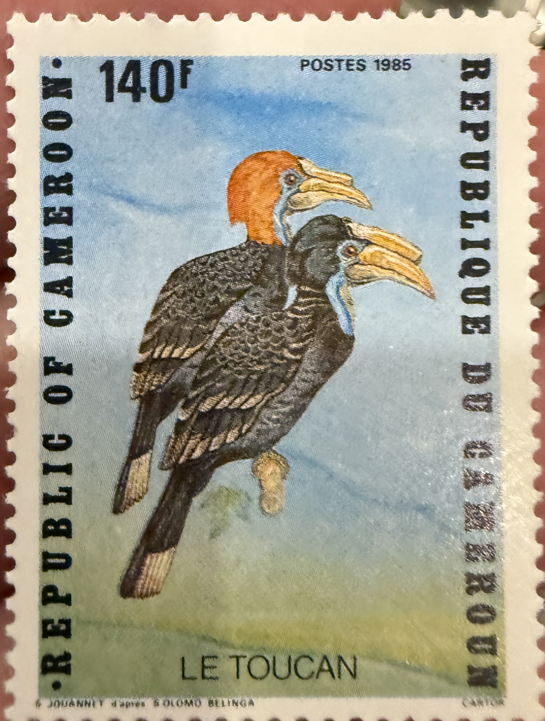 Hornbill (“Le Toucan”) Cameroon, 1985