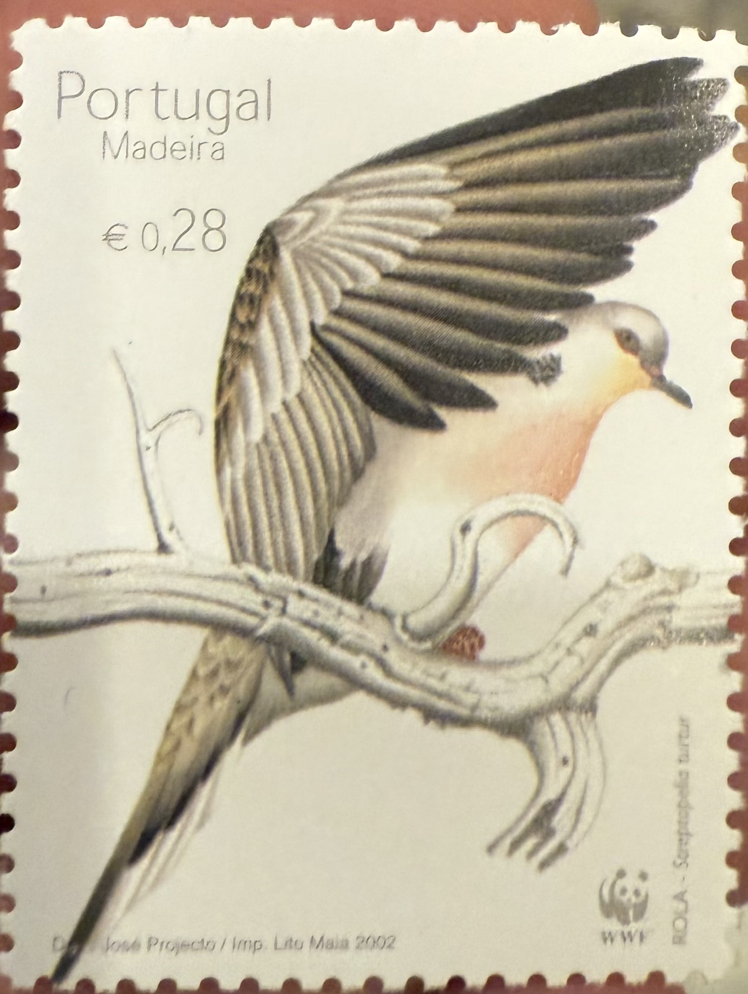 Portugal 2002 European Turtle Dove