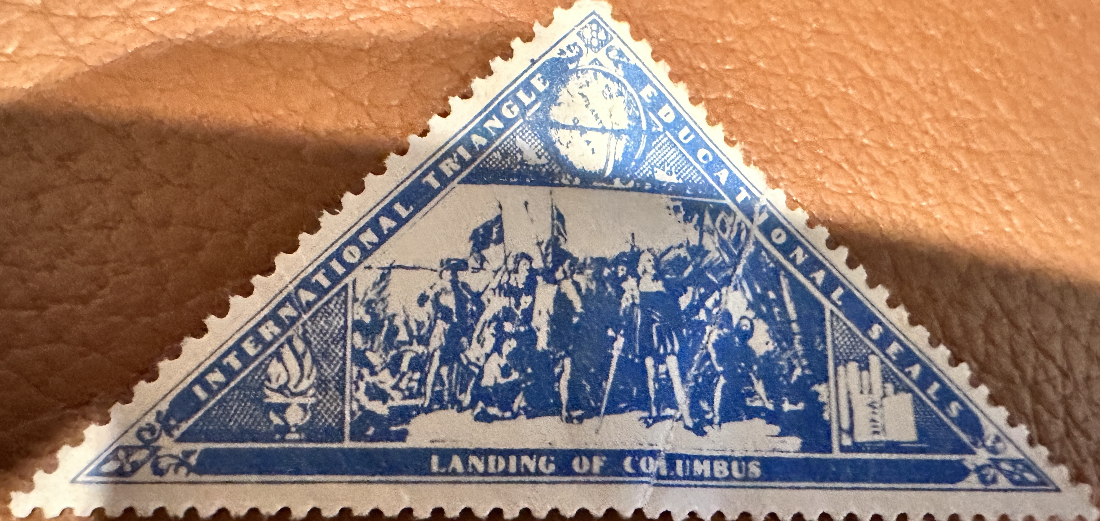 Educational Stamp Blue