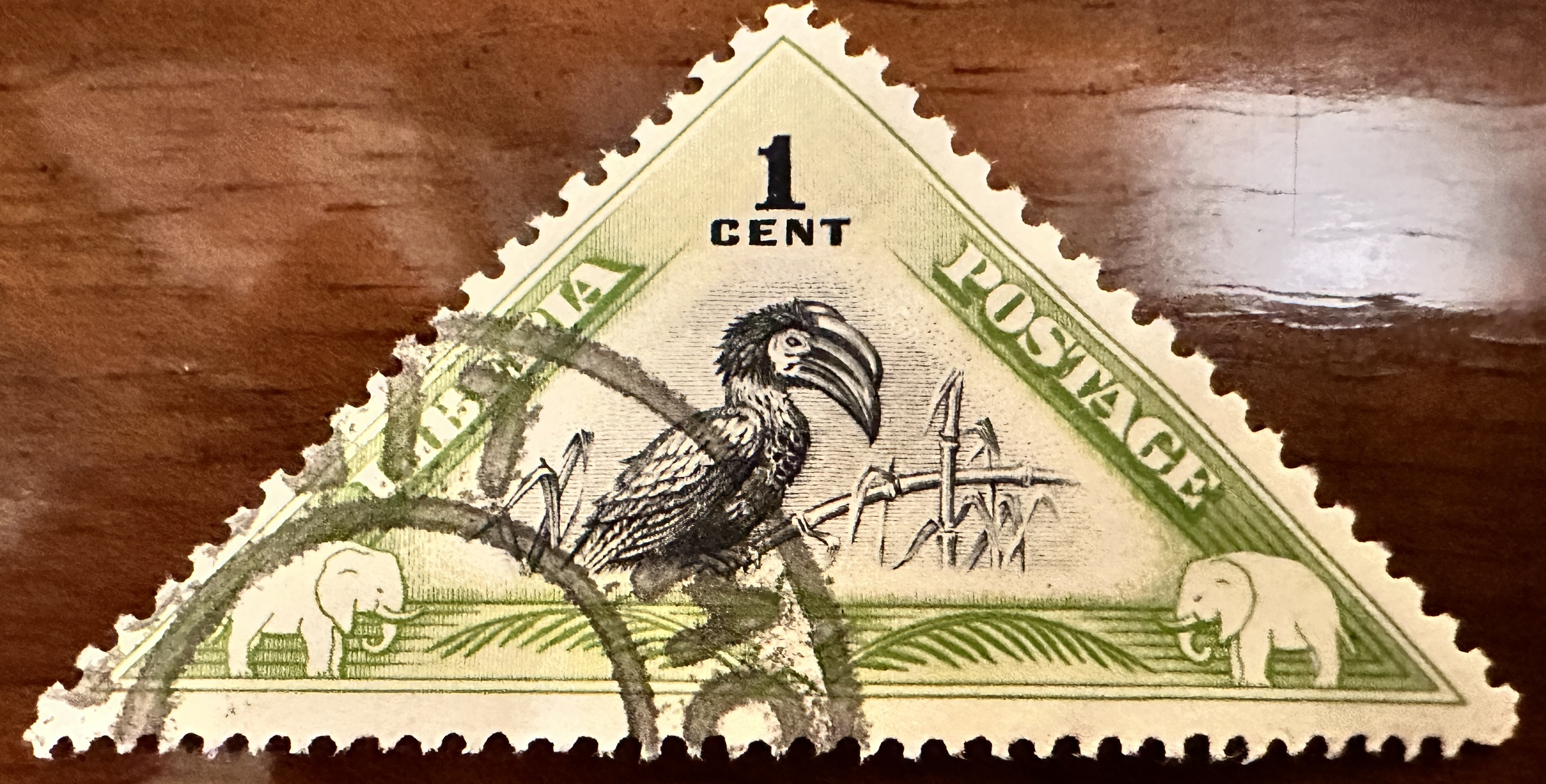 Liberia Hornbill 1 cent