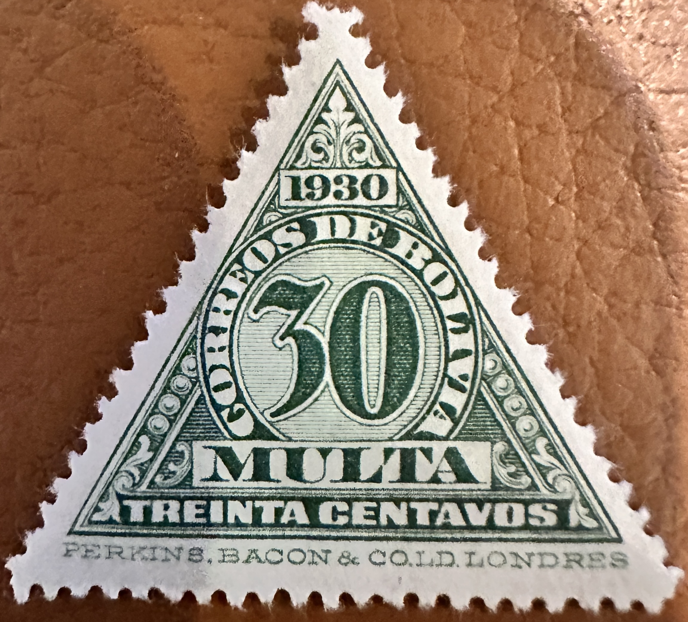 Bolivia 1930 Green 30