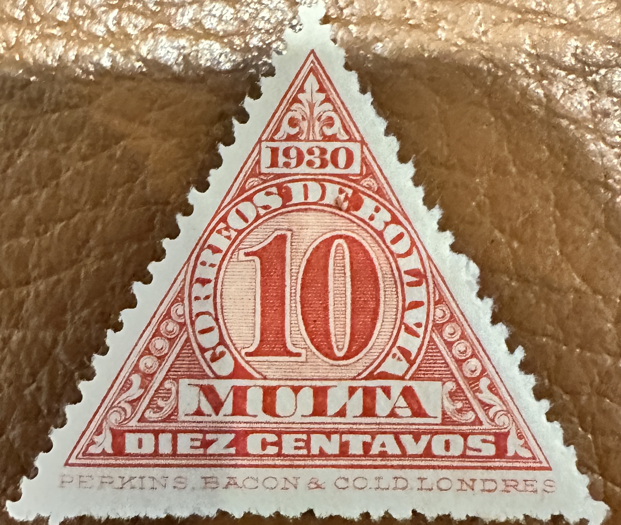 Bolivia 1930 Red 10