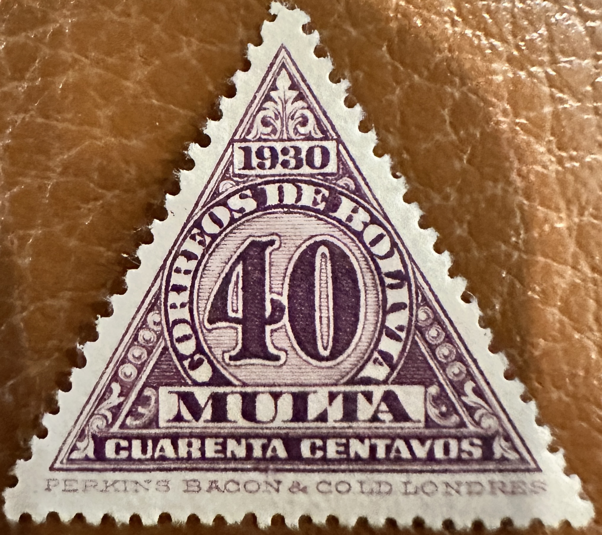 Bolivia 1930 Purple 40