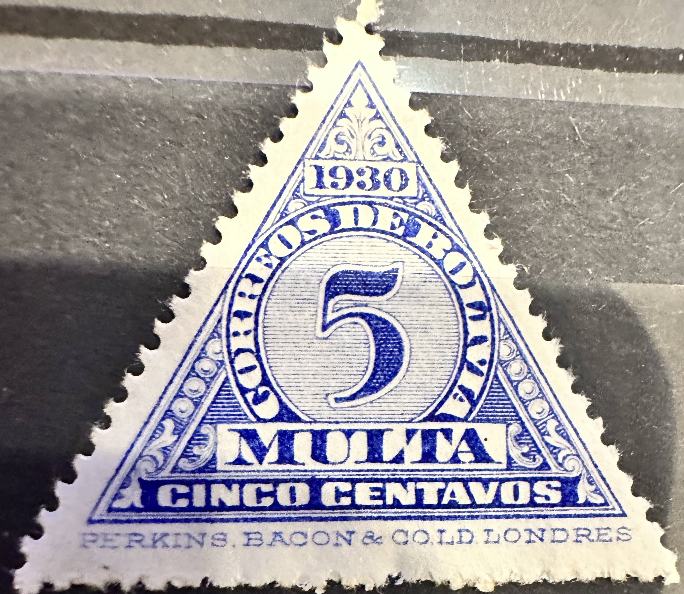 Bolivia 1930 Blue 5