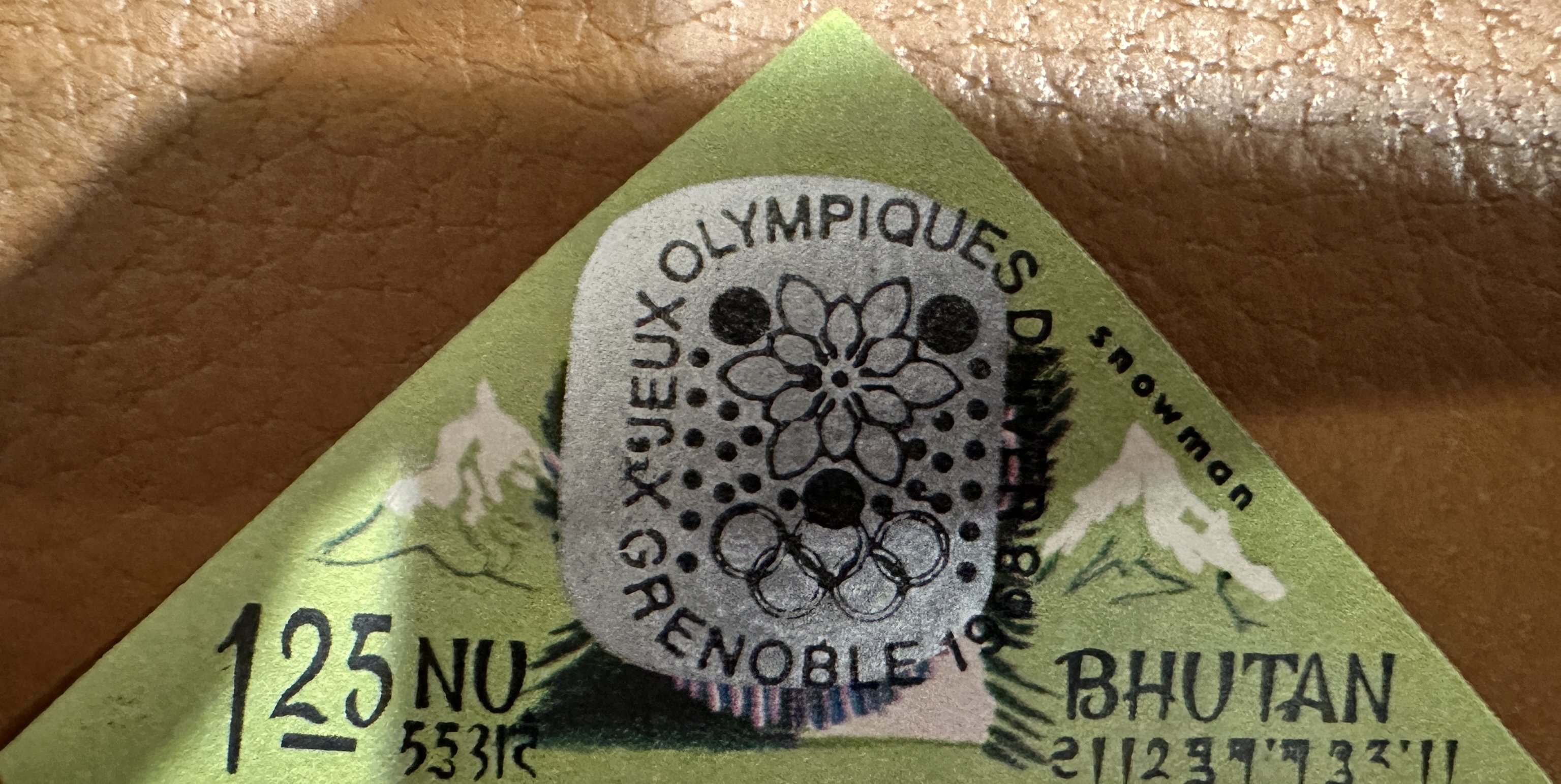 Bhutan 1968 1.25 imperf