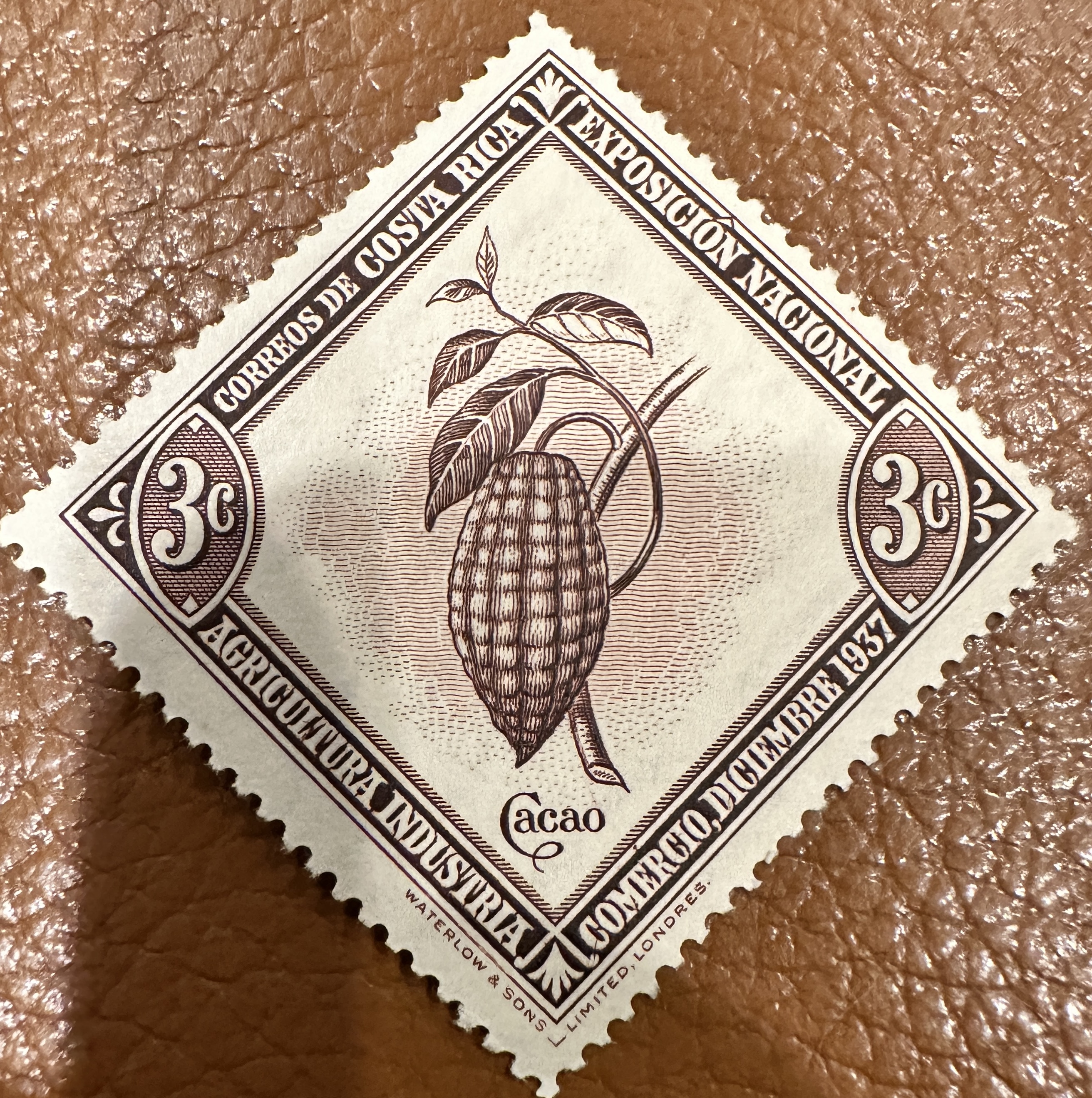 Costa Rica 1937 Diamond 2