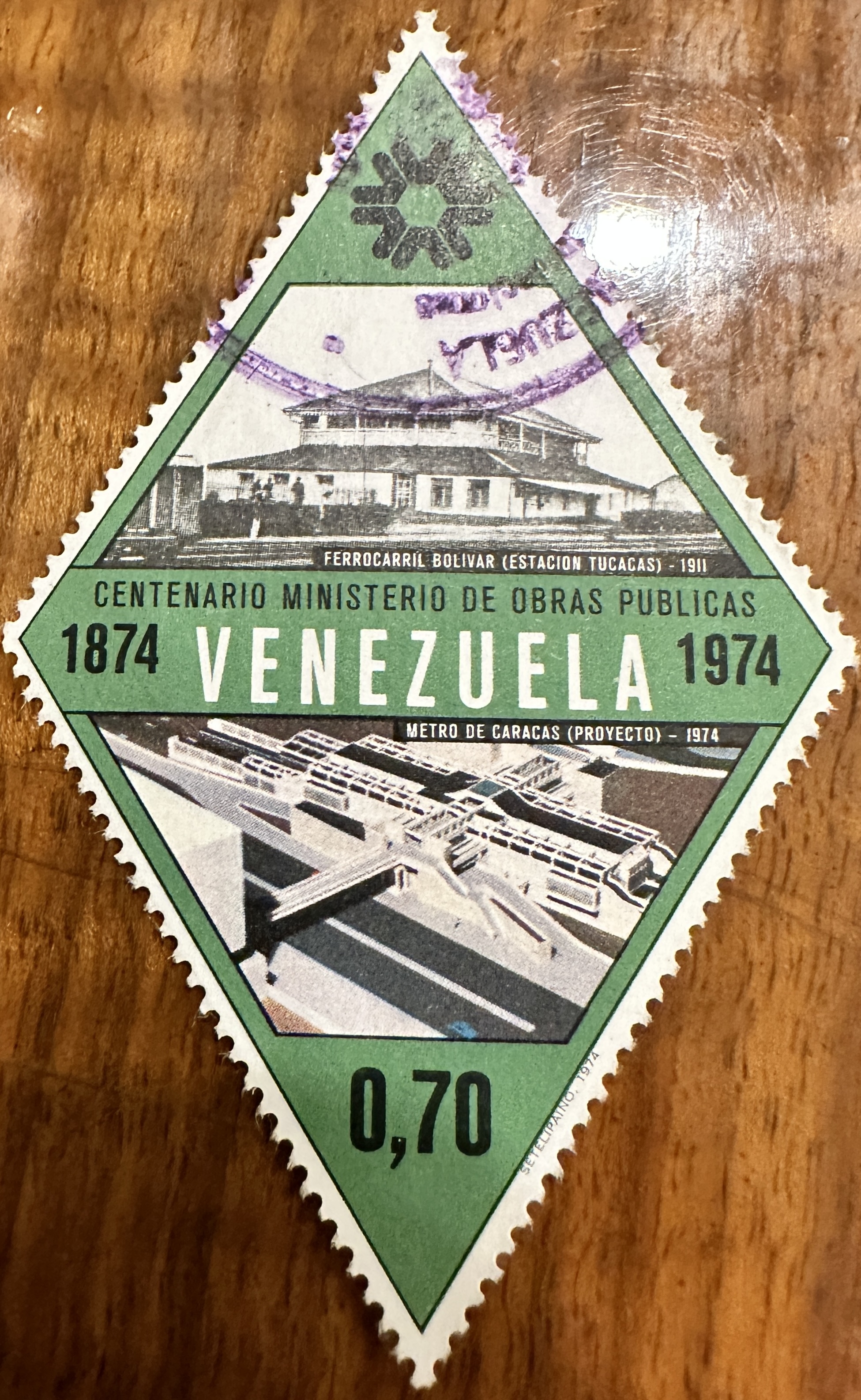 Venezuela 1974 Diamond 4