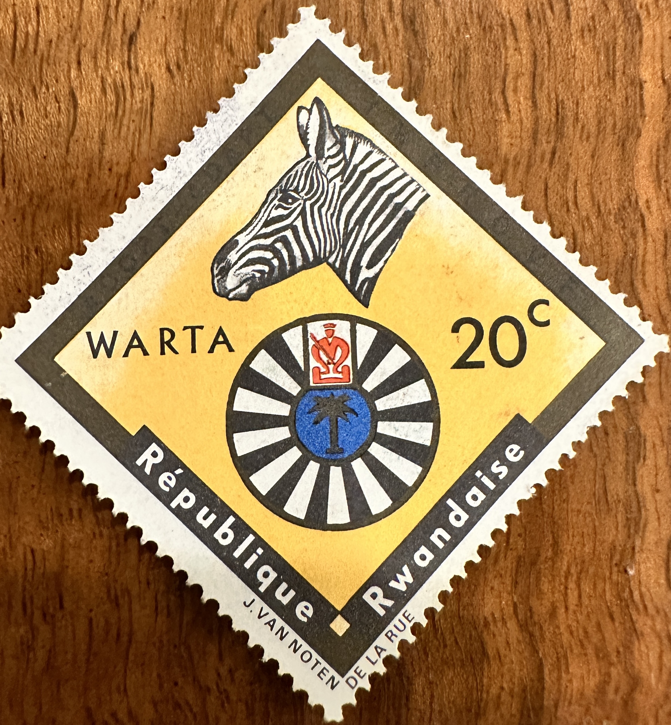 1967 Rwanda Zebra