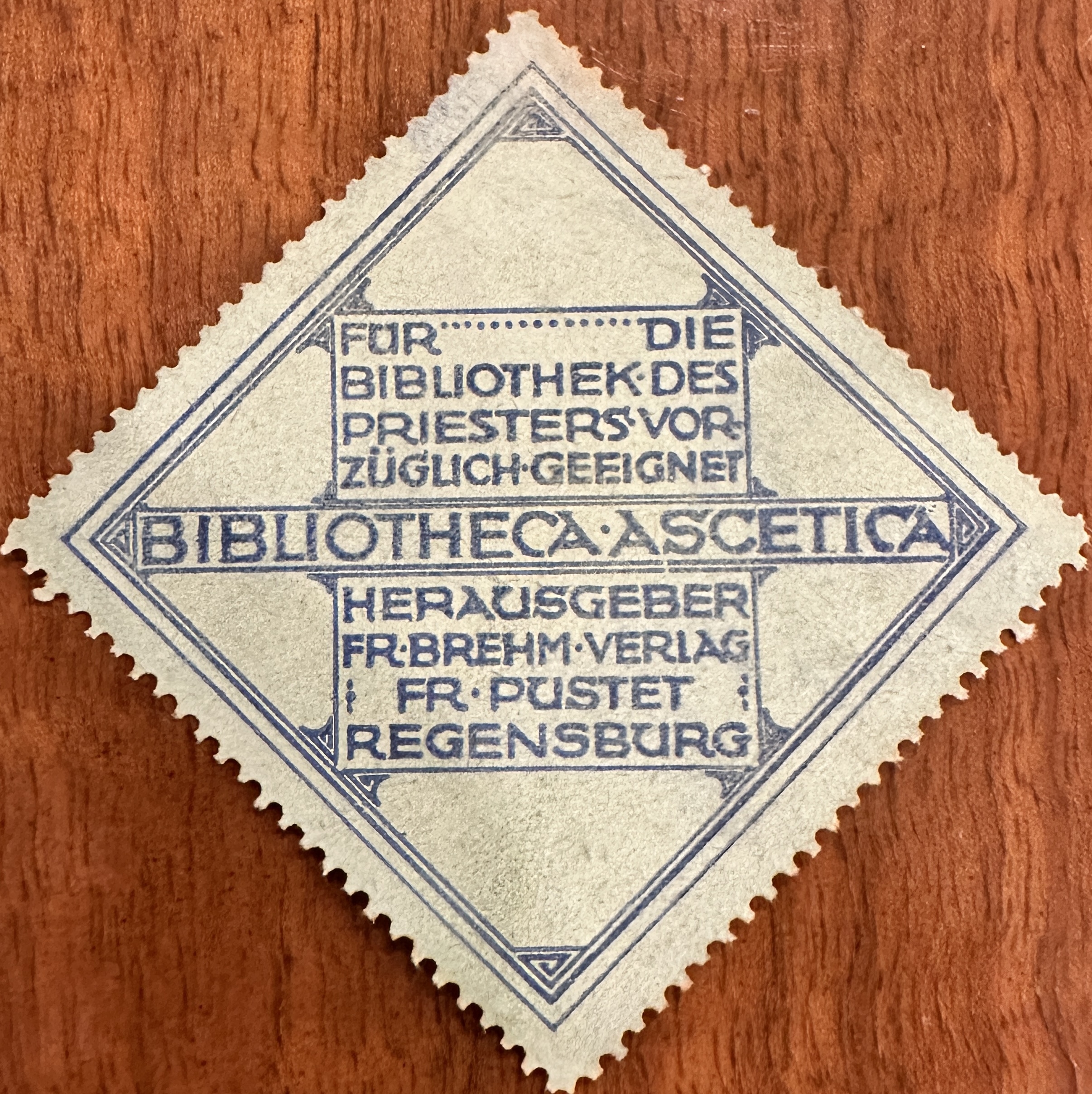 German Library Stamp