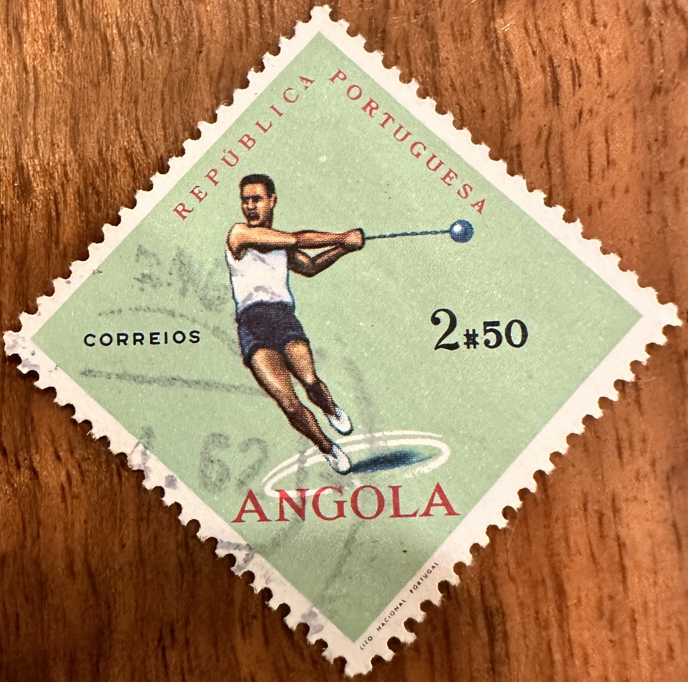 Angola 1962 Hammer Throw