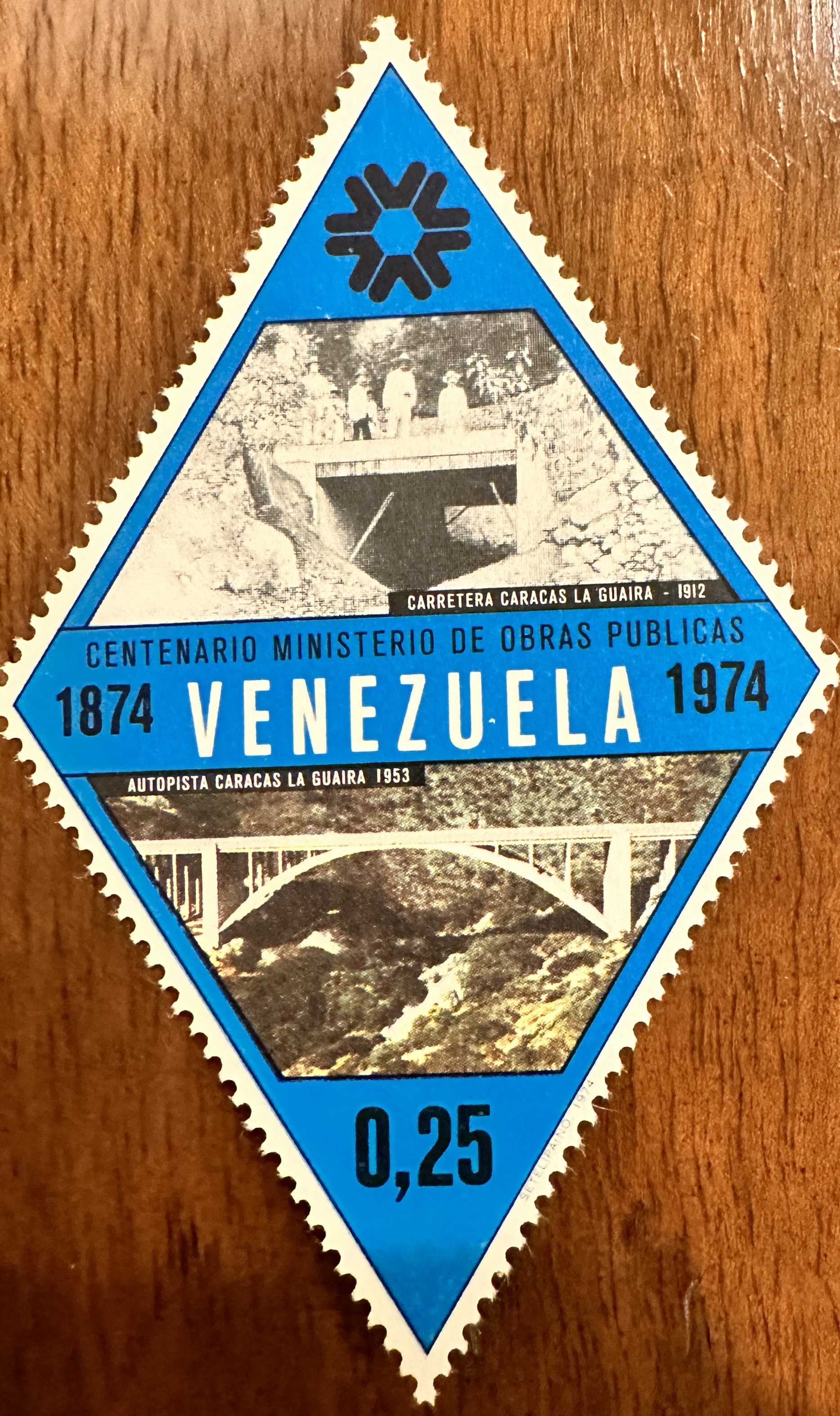 Venezuela 1974 Diamond 7