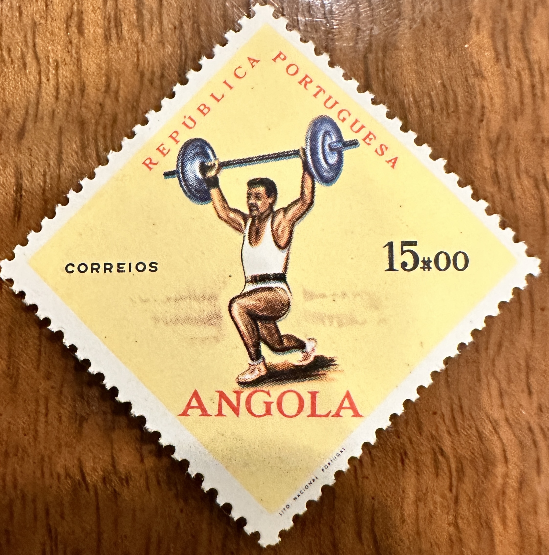 Angola 1962 Weight Lifting