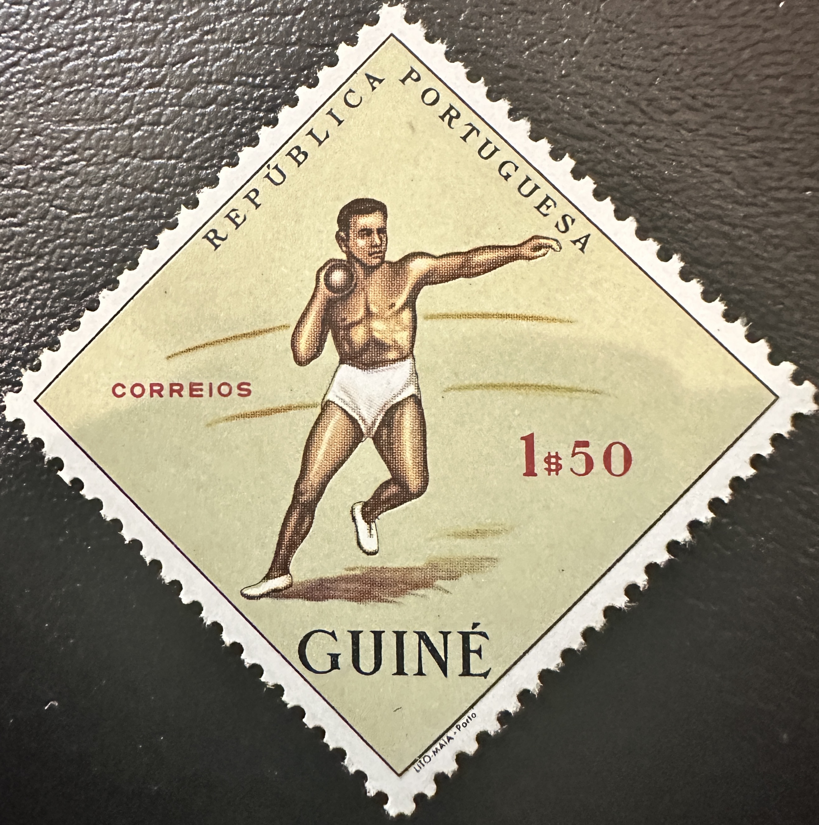 Guinea 1962 Shotput