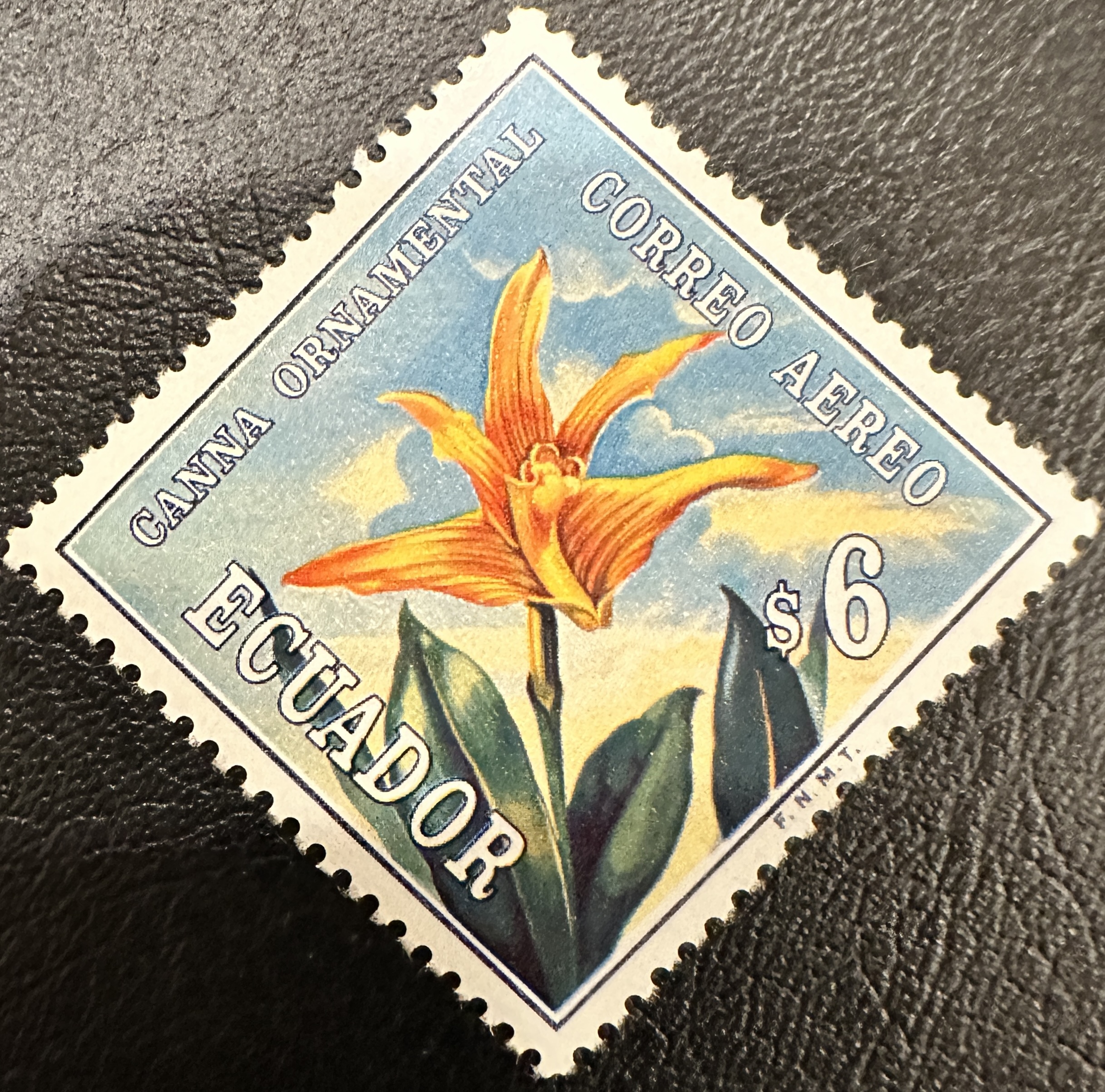 1972 Ecuador Flower $6