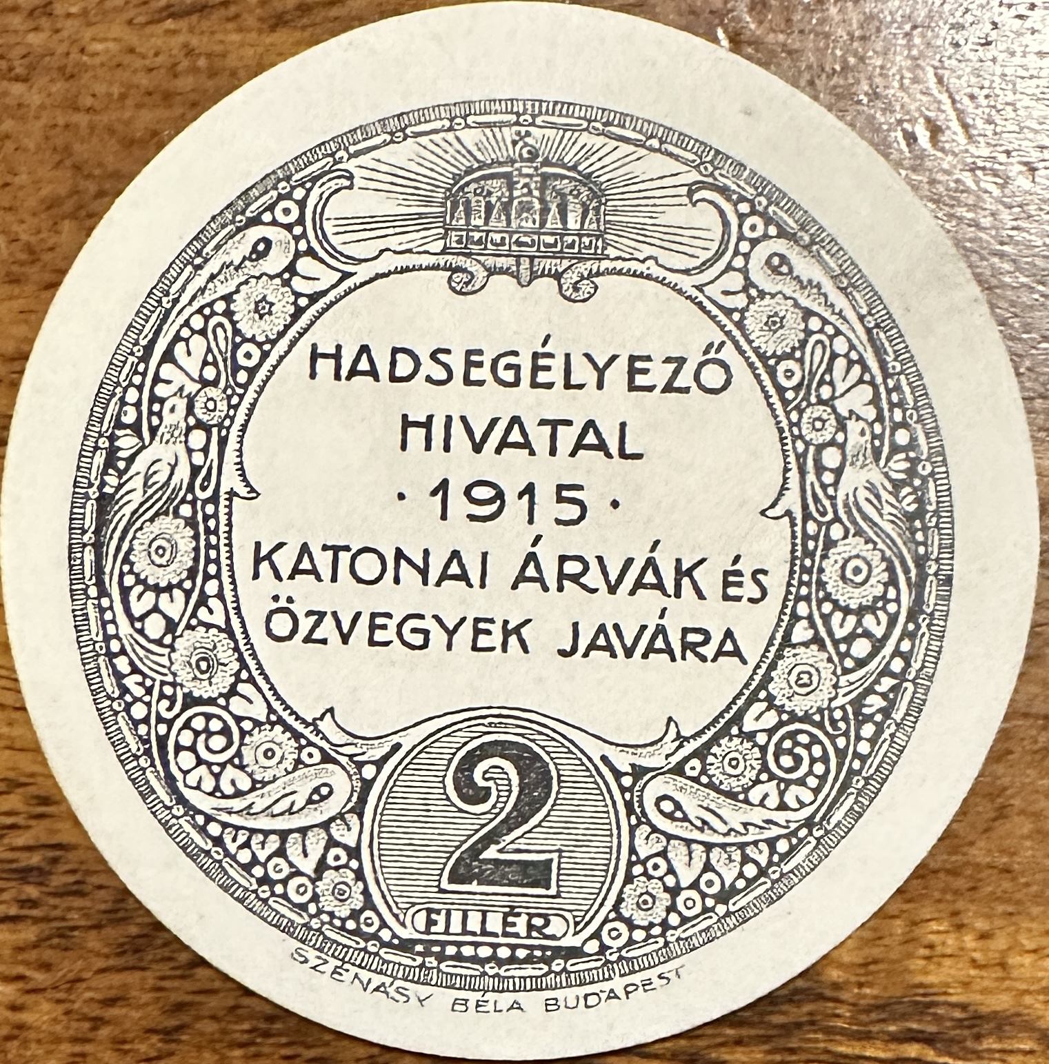 1915 Hivatal Blank