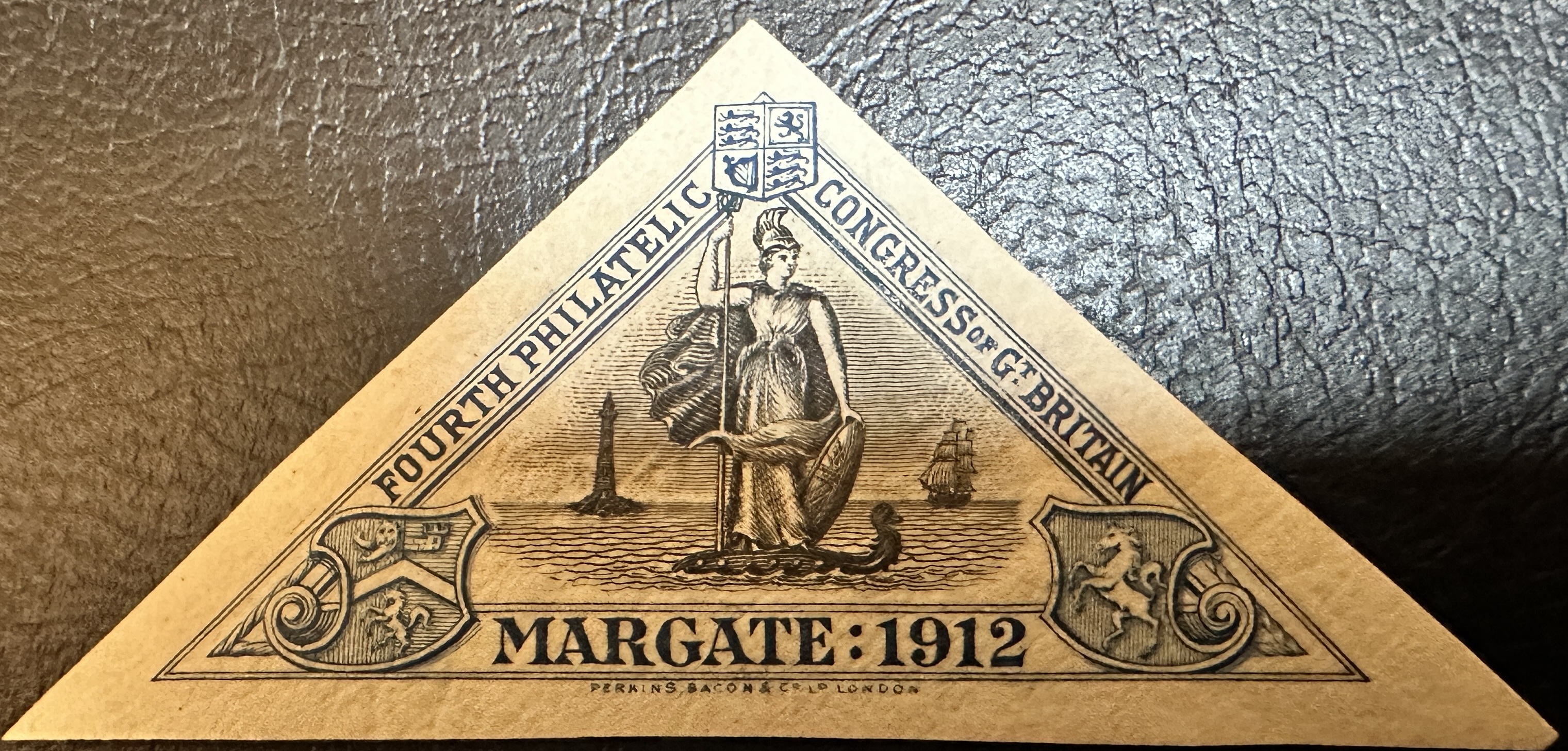 Margate Blue 4th Philatic Congress of Great Britain